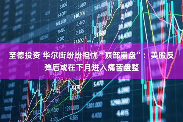 至德投资 华尔街纷纷担忧“顶部崩盘”：美股反弹后或在下月进入痛苦盘整