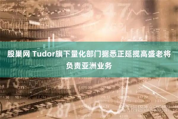 股巢网 Tudor旗下量化部门据悉正延揽高盛老将负责亚洲业务